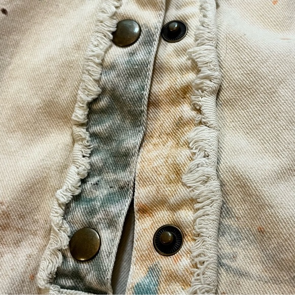 Free People Sunshine Fields Top Button Front XS Small - Picture 13 of 13